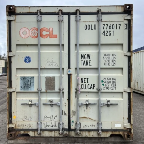 2024 40′ storage container cargo worthy