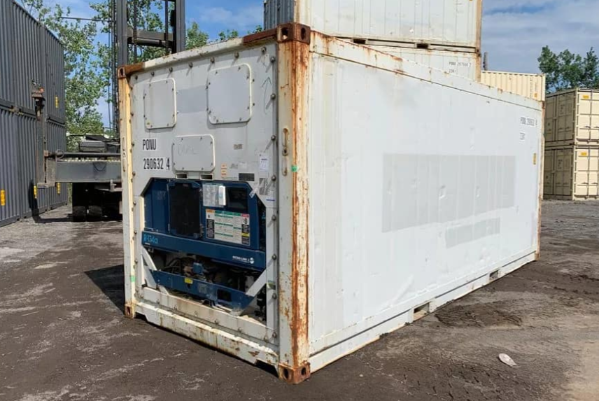 20′ used refrigerated container