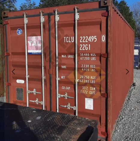 30ft double door new shipping container