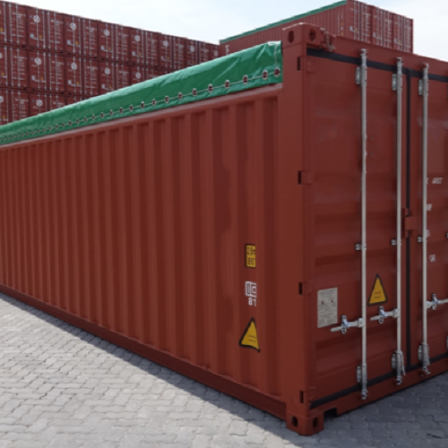 45 Ft Open Top Container – Heavy Cargo Loading Made Easy