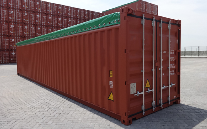 45 ft open top container