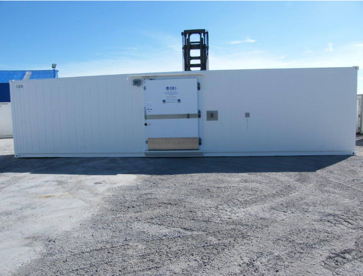 40ft deep freezer container with generator