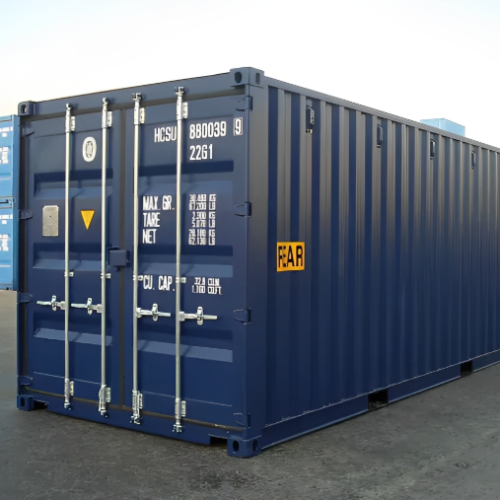 20ft high cube double door container