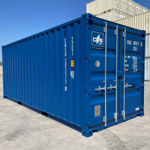 20′ Beige One-Trip Shipping Container