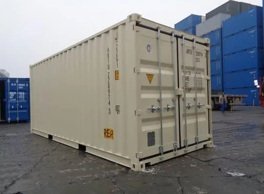20ft double door shipping container