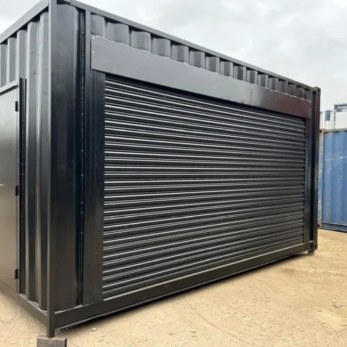 16ft storage container with roll-up door