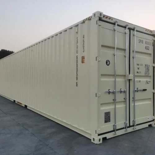 40ft high cube open top 1 trip shipping container